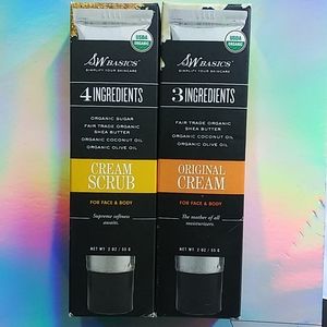 Organic scrub and cream